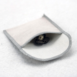 Luxury Custom Printed logo Velvet Jewelry Bag <b>Gift</b> Pouch Bag Mini Faux Suede <b>Envelope</b> Jewelry Packaging Pouch for Jewelry - Product Image 2