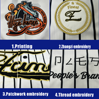Maillots de baseball personnalisés OEM en gros, sublimation, maillots de baseball vierges du Mexique, t-shirts, maillots de baseball personnalisés pour jeunes
