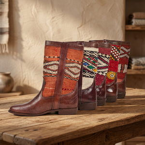 Bottes kilim chic faites à la main - Product Image 6