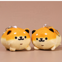 Gantungan Kunci Boneka Anjing Lucu Lembut Kawaii Shiba Inu Hewan Grosir Produsen Kustom Liontin Gantungan Tas Hadiah untuk Anak-anak