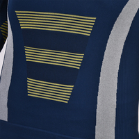 Ensemble de sport thermique d'hiver pour homme, comprenant un haut à manches longues et un pantalon de compression athlétique, écologique, léger et à séchage rapide