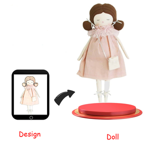 Bambola Super morbida della ragazza del giocattolo di peluche di peluche per il bambino che dorme abbraccio o giocattolo Kawaii per la bambola della società - Product Image 5