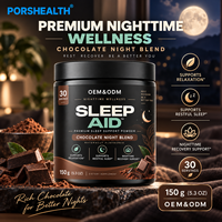 Complément alimentaire naturel à base de plantes pour le sommeil, sans mélatonine, extrait de racine de valériane, aide au sommeil profond, soutien immunitaire, marque privée, OEM, ODM