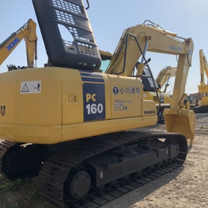 รถขุดตีนตะขาบ Komatsu PC160 มือสองจากญี่ปุ่นคุณภาพพรีเมียม ระบบเครื่องยนต์เดิม ประสิทธิภาพการทำงานมั่นคง เหมาะสำหรับงานก่อสร้าง - Product Image 2