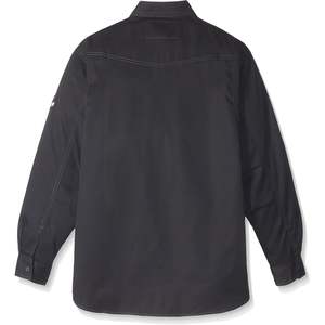 Veste décontractée vintage pour homme Burtle 6103, capuche amovible, fermeture éclair, denim enduit, séchage rapide, imprimé délavé, brodé, 6XL, automne - Product Image 2