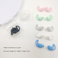 Bouchons d'oreilles de natation en silicone souple, étanches et réutilisables, empêchent l'eau d'entrer pour la baignade, la piscine et le surf