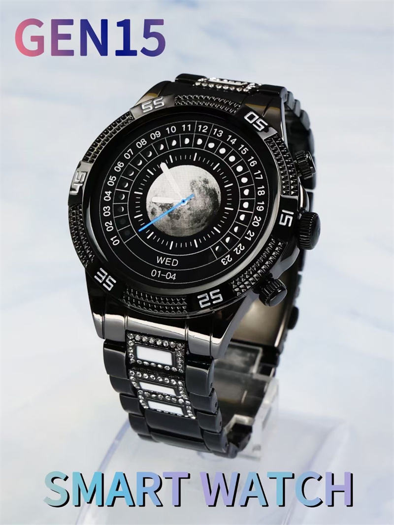 Gold Color Luxury GEN 15 Smart Watch Sport Android Fitness Tracker