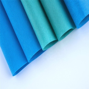 Tissu en maille de couleur unie 100% polyester respirant léger non tissé spun-bonded style uni textile de maison articles en stock - Product Image 4