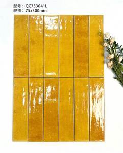 Ubin Dinding Porselen 75x300 untuk Dapur, Kamar Mandi, Ruang Tamu, Hotel, Dinding Bata, Finishing Glossy - Product Image 5