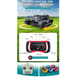 Máy cắt cỏ robot tự hành công suất cao bán chạy, điều khiển từ xa, tự lắp ráp - Product Image 5