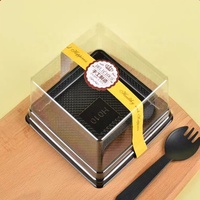 Vente d'usine Boîte d'emballage de gâteau Mousse moulue Mini gâteau pâtissier Rouleau Blister transparent pour dessert