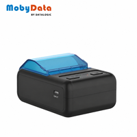 Imprimante thermique portable sans fil Mobydata pour reçus, étiquettes et codes-barres avec batterie de 1800 mAh