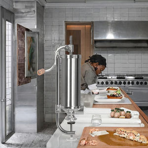 Remplisseur de saucisses manuel 2,5 LBS/1,5 L, personnalisable ODM, pour usage domestique, vertical, en acier inoxydable - Product Image 3