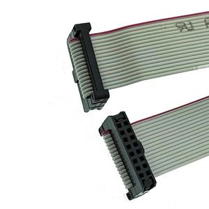 100 มม.OEM Pitch 2.0 มม.ขั้วต่อ PIN IDC2.0 2*10P สีเทาแบนริบบิ้น IDC สาย FFC ยืดหยุ่นสําหรับเครื่องพิมพ์ทีวีหน้าจอสายไฟ - Product Image 3