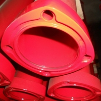 Anneau de raccordement pour hydrant d'incendie en fonte ductile de précision OEM EN-GJS-500-7 avec usinage CNC