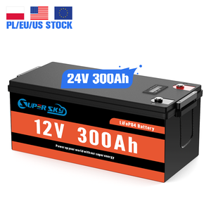 แบตเตอรี่ลิเธียมไอออน PL Stock Lifepo4 12v 24v ชุดแบตเตอรี่สำรองพลังงานบ้าน 100ah 200ah 300ah - Product Image 1