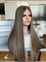 SHY Perruque juive Sheitel en cheveux humains vierges, Lace Front HD, couleurs classiques, en stock, style personnalisé, fabricant