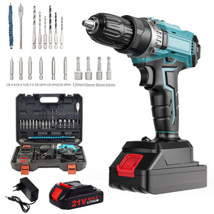Lithium Battery Electric Drill 21V Keyless Chuck Reversible 20mm Max Drilling Diameter DIY Household Use - Product Image 4