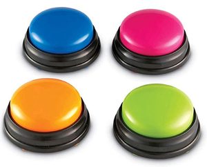 <span class=keywords><strong>Botones</strong></span> de entrenamiento con función Led, botón grabable <span class=keywords><strong>que</strong></span> permite a tu <span class=keywords><strong>perro</strong></span> aprender la voz - Product Image 1