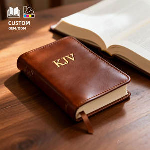 Service d'impression de Bibles personnalisées à couverture rigide avec couverture en cuir pour l'auto-édition – Usine d'impression offset professionnelle - Product Image 1