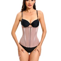 Ceinture amincissante post-opératoire pour femme en jersey Spandex/Nylon respirant, avec soutien lombaire et contrôle abdominal