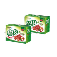 Design personnalisé Boîte D'emballage De Fruits De Raisin Ondulé Papier Pliable Fruits Frais Boîte Carton