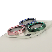 Accesorios para celulares mika de camara con diamante lüks lens temperli cam koruyucu için iphone 14 kamera