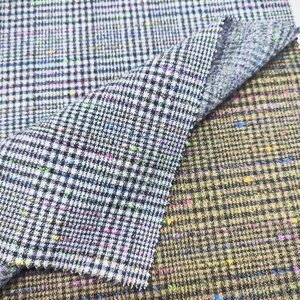 Tessuti di Lana di Alta Qualità con Motivo a Dente di Cane, Jacquard Misto Spazzolato per Cappotti, Completi e Blazer - Product Image 6