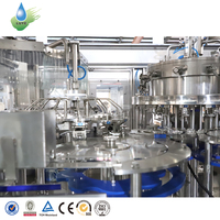 Ligne de production de boissons gazeuses automatisée clé en main, équipement de remplissage de soda, système de production complet