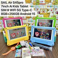 Tablet Infantil Sail Air S45 Pro, Precio de Fábrica, 7 Pulgadas, 8+256GB, Android 15, SIM+WiFi, Educativa y de Entretenimiento