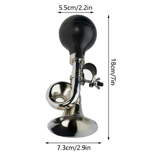 Campana de cuerno de <span class=keywords><strong>bicicleta</strong></span> fuerte vintage, cuerno de caracol, accesorios de equitación - Product Image 2