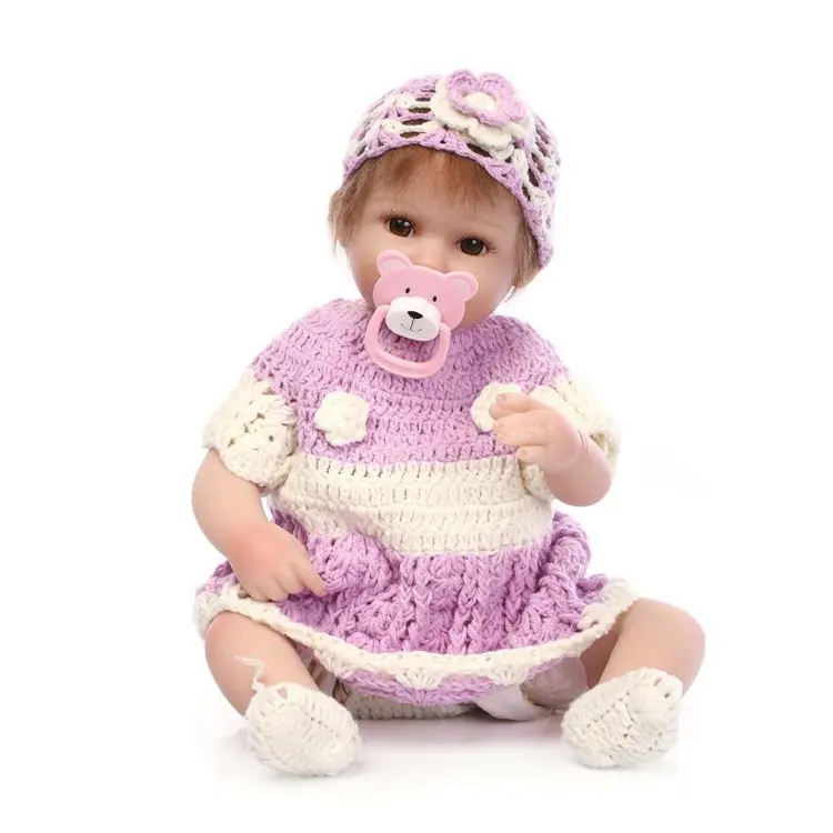 Terlaris Boneka Bayi Baru Lahir Lahir Silikon Lucu Boneka Bayi Lembut untuk Anak Perempuan Putri Anak Mode Boneka Bayi Mainan Bayi
