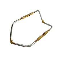 BB175 Charnière magnétique trapézoïdale en métal pour sac à main, accessoires de quincaillerie de remplacement pour la fabrication de sacs DIY