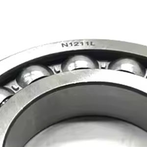 Cuscinetto a sfera autoallineante a fila singola in acciaio cromato HXHV N1211L con dimensioni 55x100x17,272mm - Product Image 2