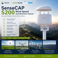 Sensor de Velocidad y Dirección del Viento Seeedstudio SenseCAP S200 Blanco (ultrasónico) para Exteriores, Agricultura o Ciudades Inteligentes