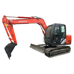 Excavadoras Hitachi Zx70 Zx80 Zx120 zx60 de 7 toneladas usadas, bajo consumo de energía, Hitachi para construcción, año 2021 - Product Image 1
