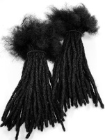 100% capelli umani Whosale prezzo capelli umani microclocks Sisterlocks Dreadlocks extension Full fatto a mano (larghezza 0.4cm)