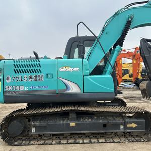 Used Kobelco SK140D 14 Ton Crawler Zero Tail Swing Excavator 2023 <b>Model</b> Excellent Condition Original Hydraulic Pump Hino <b>Engine</b> - Product Image 3