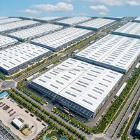 Centre de distribution logistique à grande échelle en structure métallique préfabriquée