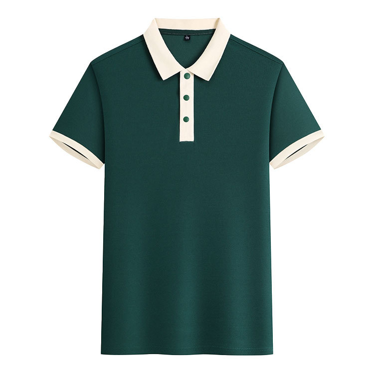 Dark Green and Apricot