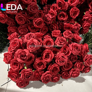 LEDA Customized Decorations Heart Shape <b>Red</b> Rose Flower Arch Giant Flower <b>Runner</b> Arch Flower For Wedding Decoration - Product Image 3