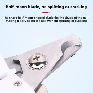 제조업체 맞춤형 플라스틱 만화 개 손톱 가위 맞춤형 애완 동물 헤어 케어 미용 청소 네일 트리머 - Product Image 2