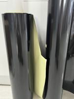 Ruban adhésif noir mat découpé à la forme, résistant à la chaleur, pour batterie de téléphone portable, avec adhésif acrylique en polyester