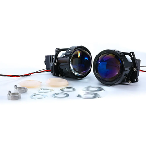Top qualité GPNE 3.0 pouces bleu <span class=keywords><strong>coupe</strong></span> projecteurs LED/HID Compatible bleu Film voiture phare projecteur lentille - Product Image 1