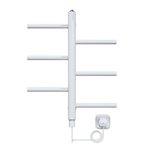 Sèche-serviettes électrique de luxe pour hôtel avec affichage numérique, support de serviettes de salle de bain en bronze canon avec fonction chauffante - Product Image 1