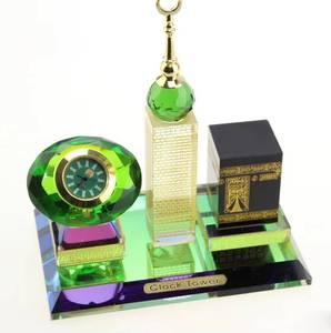 Decoraciones islámicas de cristal personalizadas modelo Kelbai de 13*12*8 cm, entrega al por mayor, en stock, regalos de Eid de gran venta. - Product Image 6