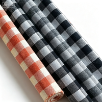 Nouveau design 2026 – Tissu chenille polyester/coton tissé teint en fil à pois métalliques pour chemises, uniformes, robes, femmes et garçons