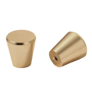 Aluminum Alloy Cabinet <b>Knob</b> Round Minimalist Gold Furniture Handle Wardrobe Drawer Door Pulls YB-825 - Product Image 4