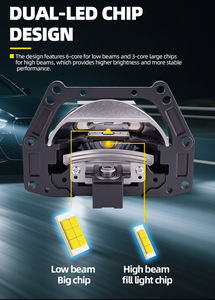 Projecteur Bi LED Sanvi Auto LK812V avec lentille de 3 pouces pour <span class=keywords><strong>Lexus</strong></span> CT200H/ES, nouveau <span class=keywords><strong>prix</strong></span> bas - Product Image 5