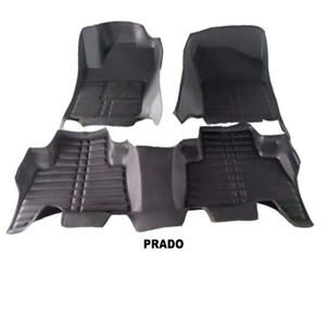 Alfombrillas de Coche de Cuero de Lujo Ecológicas BORNSLLER de Alta Calidad Tipo 5D/3D, Juego Completo de 3/4/5 Piezas para <span class=keywords><strong>Land</strong></span> <span class=keywords><strong>Cruiser</strong></span> Prado - Product Image 2